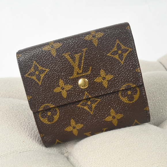 Authentic Louis Vuitton Vintage Monogram Canvas Elise Wallet On A Chain - Picture 1 of 16